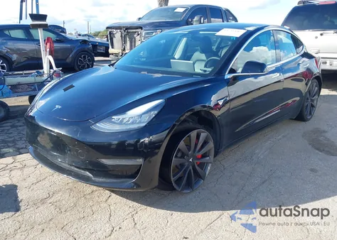 2020 Tesla Model 3 Performance Dual Motor All-Wheel Drive из США, поврежденный, VIN 5YJ3E1EC7LF741937